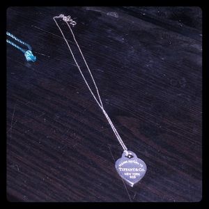 Tiffany Pendant silver necklace heart shaped
